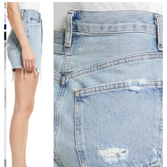 Agolde Criss Cross short in Symbol - Picture 3 of 7